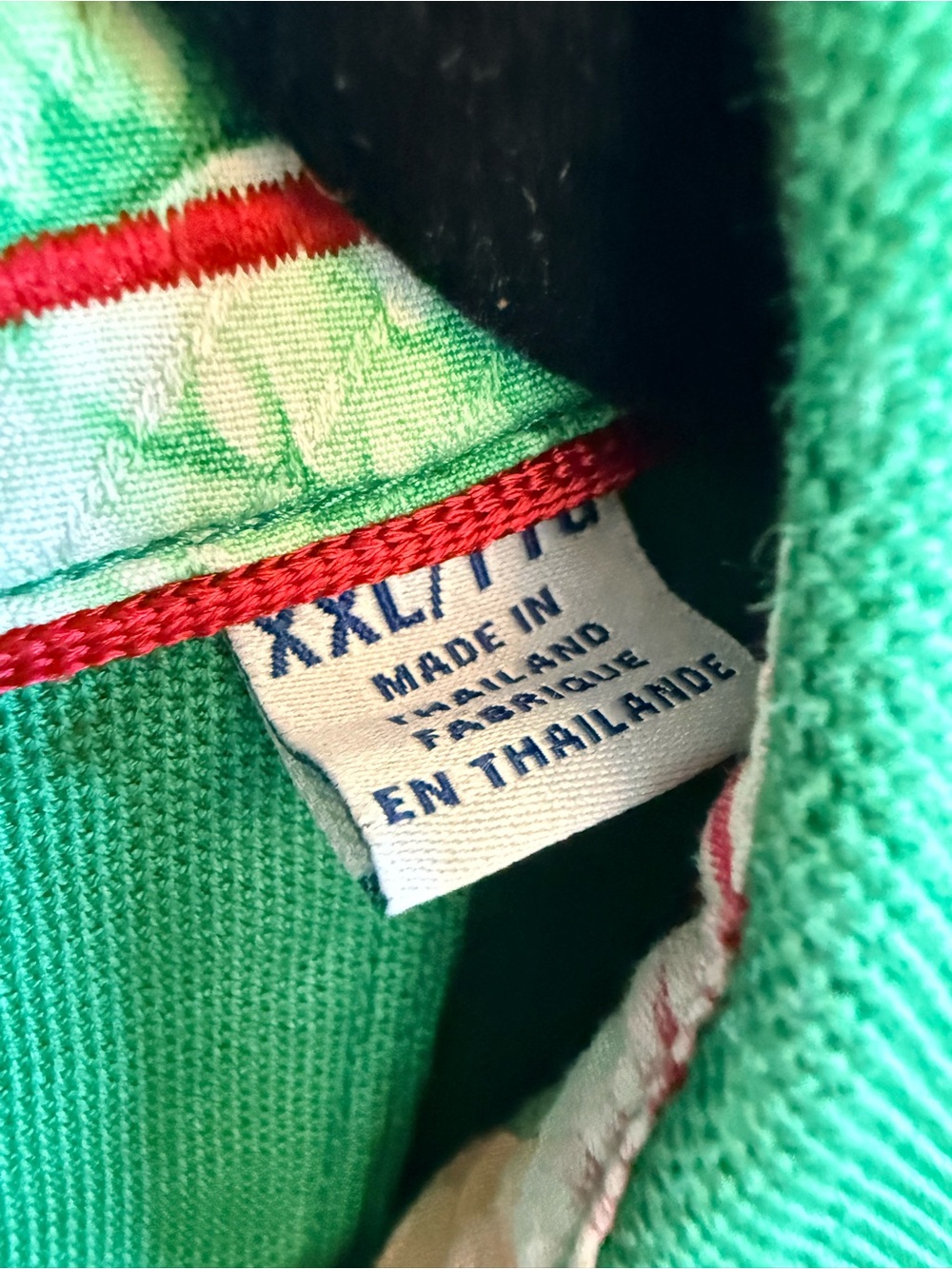 EUCTommy Bahama Bright Green Polo with Subtle Coral Logo - Picture 3 of 5